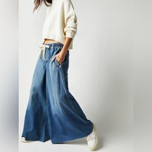 We The Free Clover Wide Leg Denim